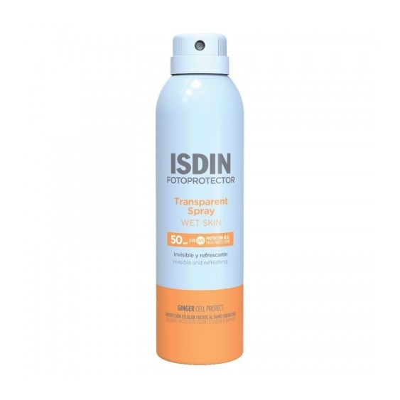 Isdin Fotoprotector Transparent Spray Wet Skin Spf 50 - Protezione Solare 250 Ml
