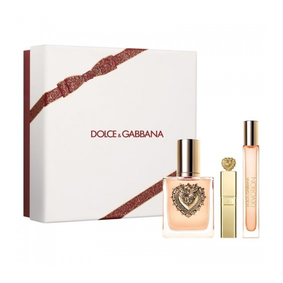 Dolce & Gabbana Cofanetto Devotion - Eau De Parfum Donna 50 Ml + Eau De Parfum Travel Spray 10 Ml + Mini Mascara Black