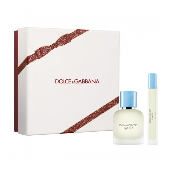 Dolce & Gabbana Cofanetto Light Blue Pour Homme - Eau De Toilette 50 Ml + Eau De Toilette Travel Spray 10 Ml
