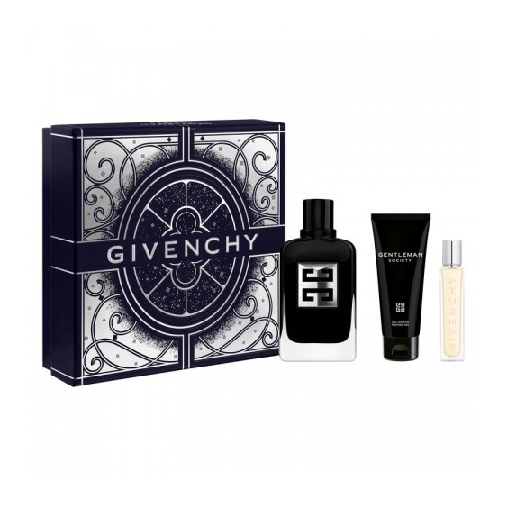 Givenchy Gentleman Society - Eau De Parfum Uomo 100 Ml Vapo + Travel Spray 12,5 Ml + Gel Doccia 75 Ml