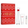 Kenzo Cofanetto Flower - Eau De Parfum 50 Ml + Latte Corpo Profumato 75 Ml + Travel Spray 10 Ml
