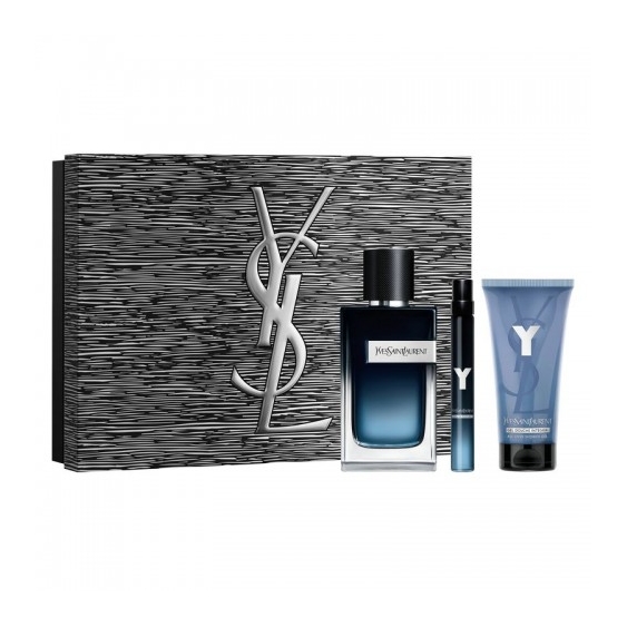 Yves Saint Laurent Cofanetto Y - Edp Uomo 100 Ml + Formato Viaggio 10 Ml + Shower Gel 50 Ml