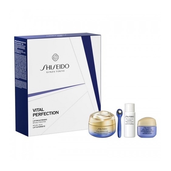 Shiseido Cofanetto Vital Perfection Lifting & Firming Ritual For Eyes - Trattamento Anti-EtÃ  Per Uno Sguardo Liftato E Pelle Co