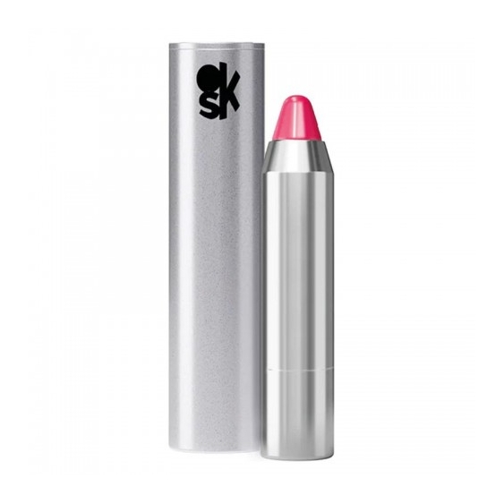 Overskin Click'N Kiss - Rossetto Jumbo Luminoso Effetto Balmy N. 003 Red Blushy