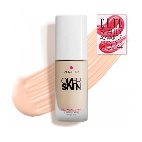 Veralab Overskin Glow And Care - Fondotinta Attivo N. 0.5 Fair
