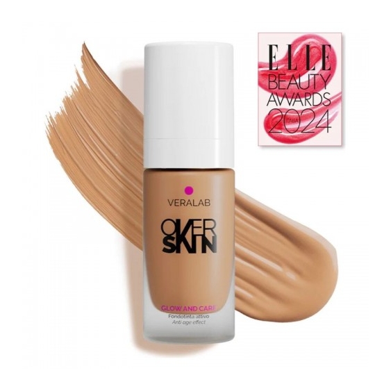 Veralab Overskin Glow And Care - Fondotinta Attivo N. 8.5 Macadamia