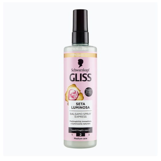 Schwarzkopf Gliss Hair Repair Spray Seta Luminosa Riparazione Express - Medium Care 200ml