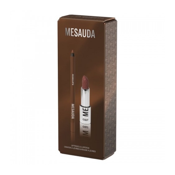 Mesauda Kit The Cult Creamy - Rossetto Cult Creamy N. 105 Star + Matita Labbra N. 113 Toffee