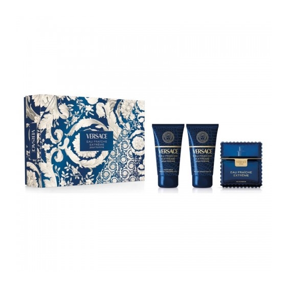 Versace Cofanetto Man Eau FraÃche Extreme Pour Homme 50 Ml Vapo + Gel Doccia 50 Ml + Balsamo Dopobarba 50 Ml