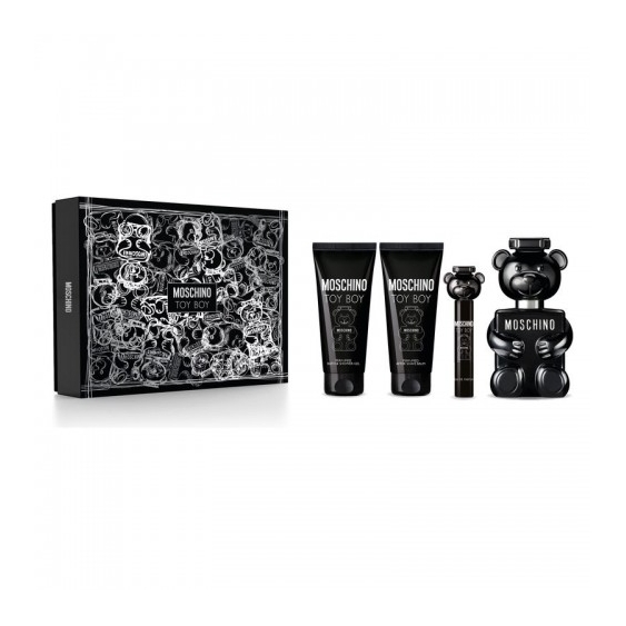 Moschino Toy Boy - Edp 100 Ml + Edp 10 Ml + Gel Doccia 100 Ml + Balsamo Dopobarba 100 Ml