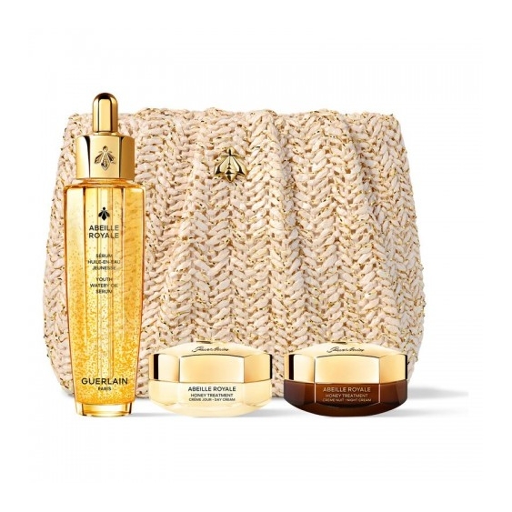 Guerlain Abeille Royale Huile En Eau Jeunesse - Youth Watery Oil Serum 50 ml + Crema Giorno 15 ml + Crema Notte 15 ml