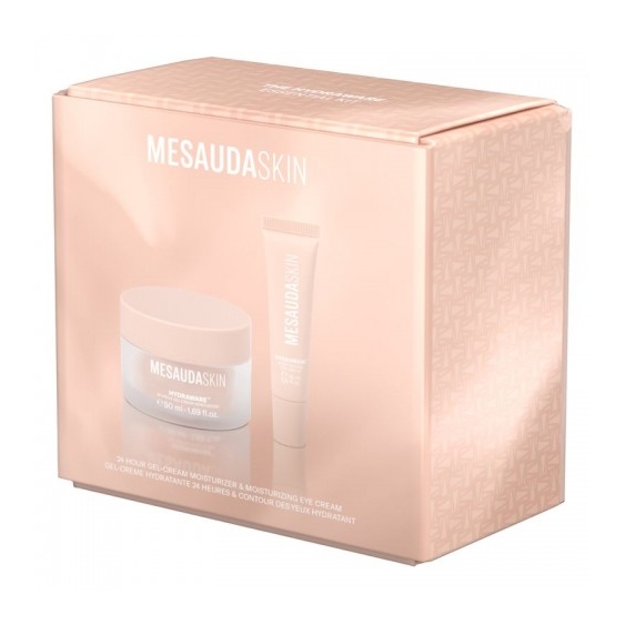 Mesauda Kit The Hydraware - Gel-Crema Idratante 24H 50 Ml + Contorno Occhi Idratante 15 Ml