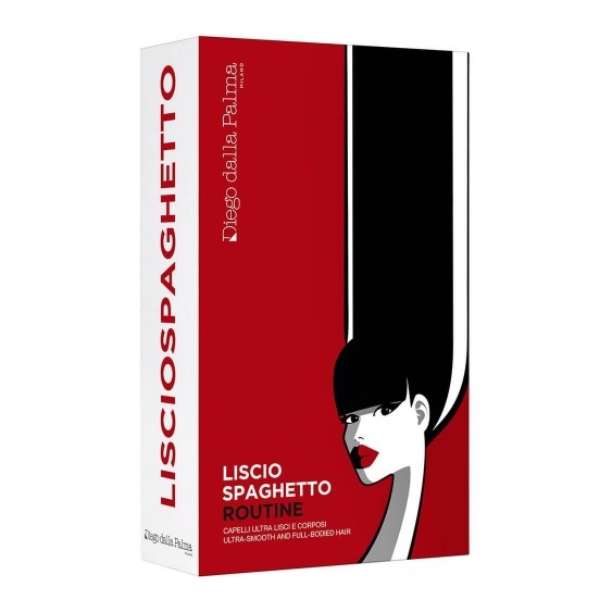 Diego Dalla Palma Liscio Spaghetto Routine - Shampoo 50 ml + Maschera 30 ml + Siero 150 ml + Crema 150 ml