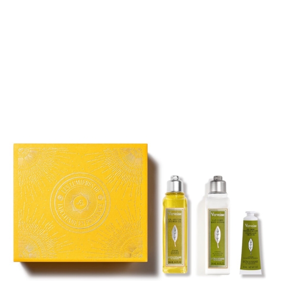 L'Occitane Verveine - Gel doccia 250 ml + Latte Corpo 250 ml + Crema Mani 30 ml