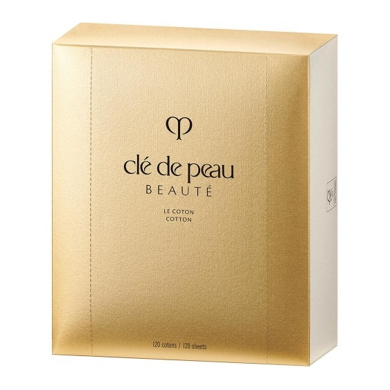 Cle De Peau Beaute Le Coton - 120 Dischetti Viso In Cotone E Seta