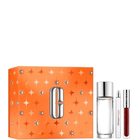 Clinique Happy - Eau De Parfum 50 Ml + Eau De Parfum 10 Ml + Lip Gloss