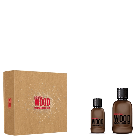 Dsquared2 Original Wood - Eau De Parfum Uomo 100 Ml + Eau De Parfum Uomo 30 Ml