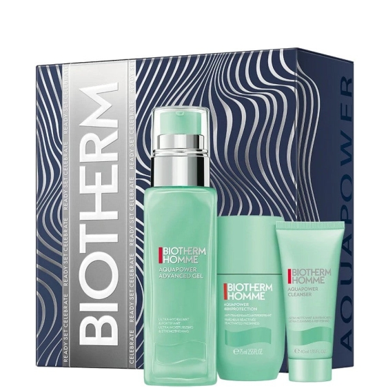 Biotherm Aquapower Uomo - Idratante 75 ml + Gel Detergente 40 ml + Deodorante 75 ml