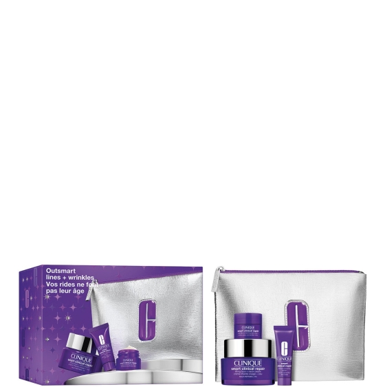 Clinique Cofanetto Smart Clinical Repair - Crema Viso e Collo 50 ml + Contorno Occhi 5 ml + Siero 10 ml