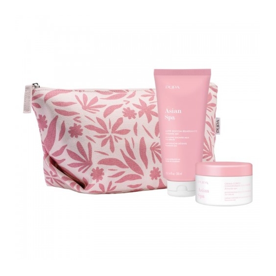 Pupa Asian Spa - Crema Corpo 150 Ml + Latte Doccia Rilassante 300 Ml + Pochette