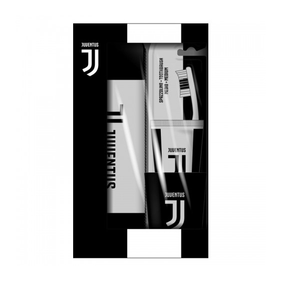 Juventus Cofanetto - Spazzolino da Denti + Dentifricio + Bicchiere