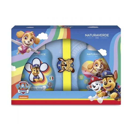 Naturaverde Paw Patrol - Gel Doccia 250 Ml + Shampoo 250 Ml + Braccialetto