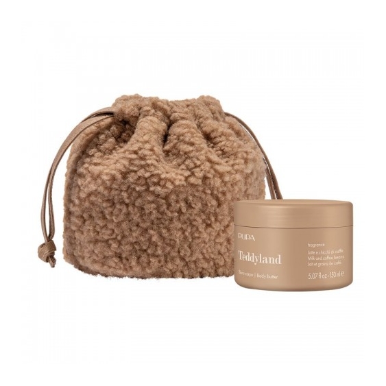Pupa Teddyland Latte E Chicchi Di CaffÃ - Burro Corpo 150 Ml + Beauty Basket In Tessuto Teddy