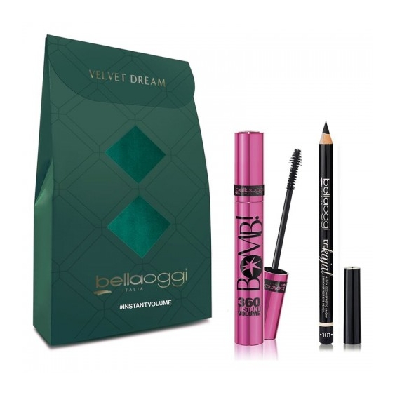 Bellaoggi Velvet Dream Instantvolume - Mascara Bomb 360 Istant Volume + Eye Kajal N. 101