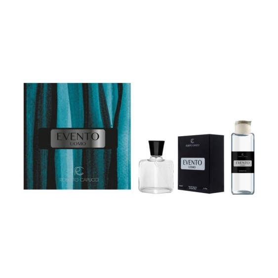 Capucci Evento Uomo - Eau De Toilette 100 Ml Spray + Shower Gel 250 Ml