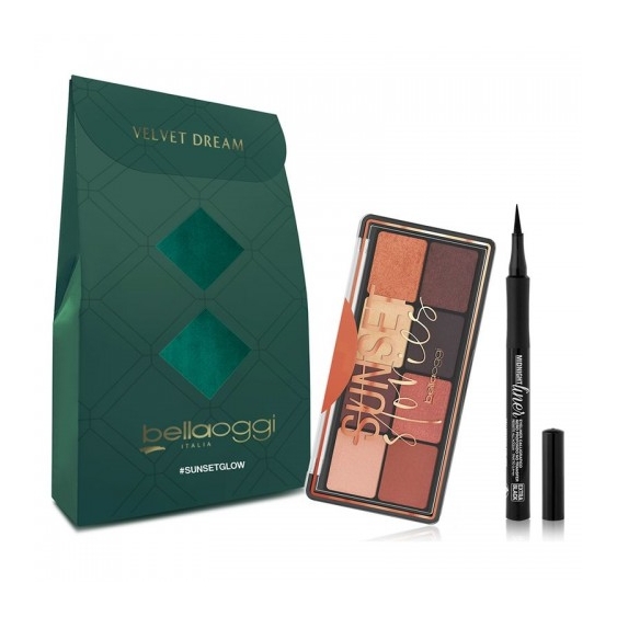 Bellaoggi Sunsetglow - Palette Occhi Sunset Stories + Eyeliner Midnight Liner