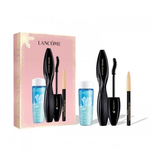 Lancome Hypnose Drama - Mascara Nero + Bi Facial Occhi 30 Ml + Khol Eye Pen N. 027 Noir