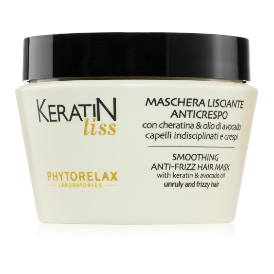 Phytorelax Keratin Liss - Maschera Lisciante Anticrespo 250 Ml