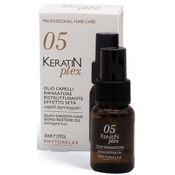 Phytorelax Keratin Plex 05 - Olio Capelli Riparatore Ristrutturante effetto Seta 30 Ml