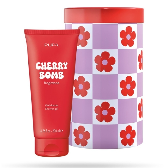 Pupa Happy Box Cherry Bomb - Gel Doccia 200 Ml + Confezione In Metallo