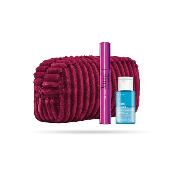 Pupa Sguardo Magnetico - Mascara Vamp Lash Extender + Struccante Bifasico Wand Eraser + Mini Beauty Pochette