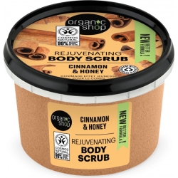 Organic Shop Rejuvenating Body Scrub Corpo Miele E Cannella 250 Ml