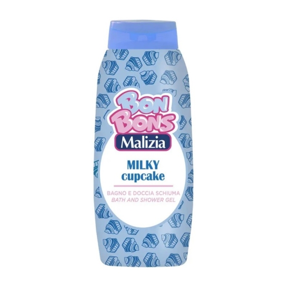 Malizia Bon Bons Milky Cupcake - Bagno E Doccia Schiuma 500 Ml