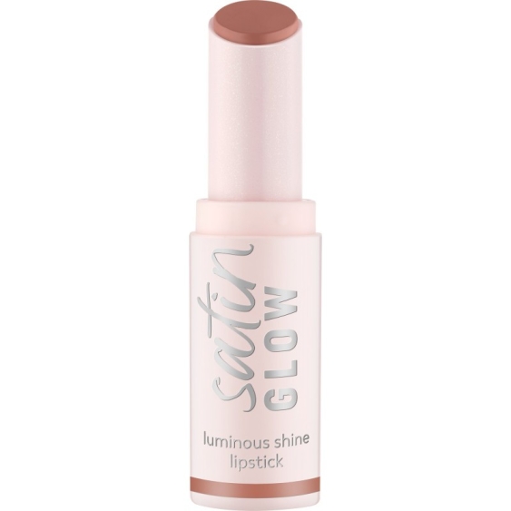 Essence Satin Glow Luminous Shine Lipstick N. 01 Whole Latte Love