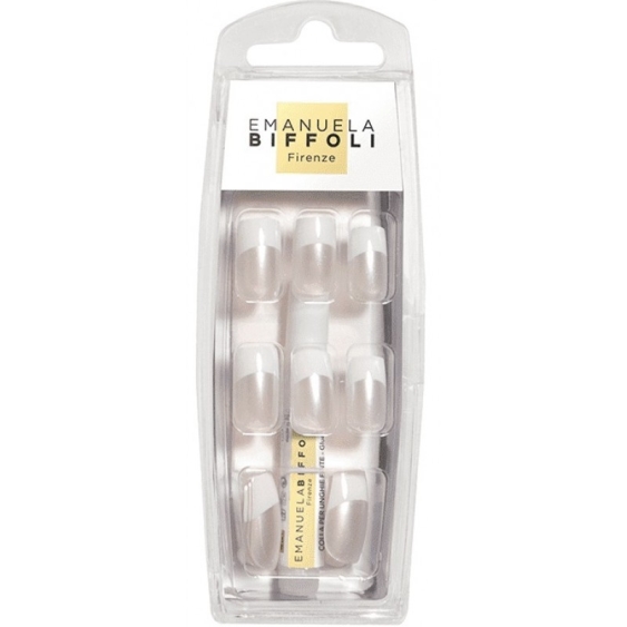 Biffoli Unghie Finte French - Kit Manicure 24 Unghie