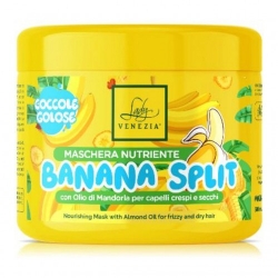 Lady Venezia Banana Split - Maschera nutriente per capelli crespi e secchi 500 ml
