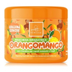 Lady Venezia Orangomango - Maschera Riparatrice per Capelli indeboliti e fragili 500 ml