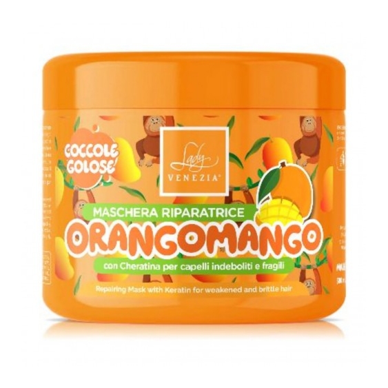 Lady Venezia Orangomango - Maschera Riparatrice per Capelli indeboliti e fragili 500 ml