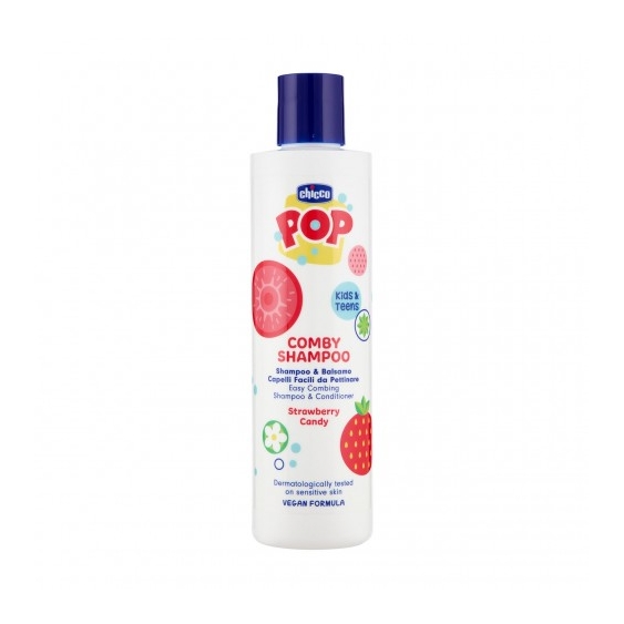 Chicco Pop Comby - Shampoo e Balsamo alla Fragola 250 ml