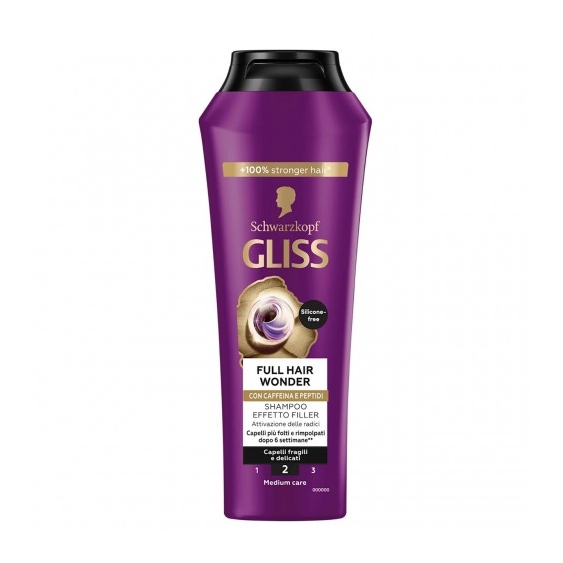 Schwarzkopf Gliss Full Hair Wonder - Shampoo Effetto Filler 250 ml