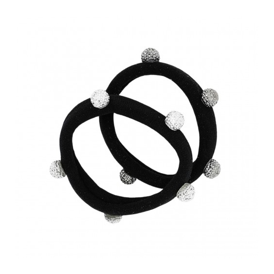 Ib Fashion Hair 503 - 2 Elastici Per Capelli con Palline