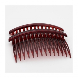 Ib Fashion Hair S045M - 2 Pettini Color Tartaruga Per Capelli