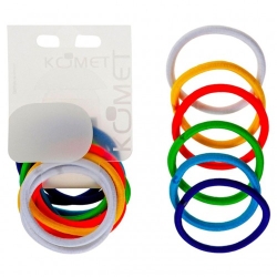 Komet 455 - 12 Elastici Colorati Per Capelli