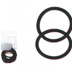 Komet 455 - 12 Elastici Neri Per Capelli
