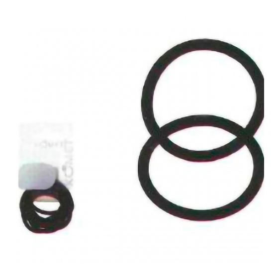 Komet 455 - 12 Elastici Neri Per Capelli