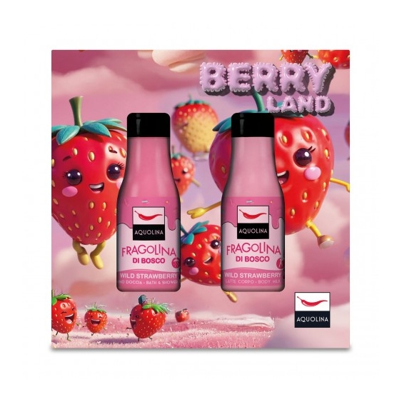 Aquolina Berry Land Fragolina - Bagno Doccia 125 ml + Latte Corpo 125 ml
